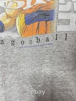 Vintage 1999 Dragonball Z Goku Super Saiyan 3 Bird Studio Anime Tee Size XL Rare
