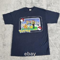 Vintage 1999 Nintendo Pokémon Anime Promo T Shirt Super Rare Adult Size Medium