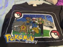 Vintage 1999 Nintendo Pokémon Anime Promo T Shirt Super Rare Adult Size Medium