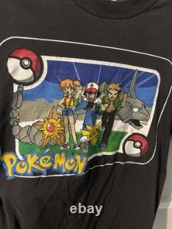 Vintage 1999 Nintendo Pokémon Anime Promo T Shirt Super Rare Adult Size Medium