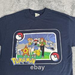 Vintage 1999 Nintendo Pokémon Anime Promo T Shirt Super Rare Adult Size Medium