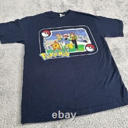 Vintage 1999 Nintendo Pokémon Anime Promo T Shirt Super Rare Adult Size Medium
