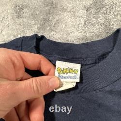 Vintage 1999 Nintendo Pokémon Anime Promo T Shirt Super Rare Adult Size Medium