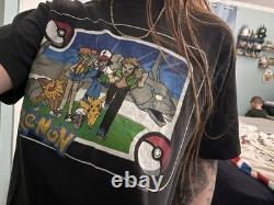 Vintage 1999 Nintendo Pokémon Anime Promo T Shirt Super Rare Adult Size Medium