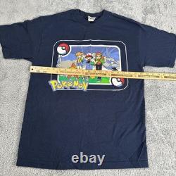 Vintage 1999 Nintendo Pokémon Anime Promo T Shirt Super Rare Adult Size Medium