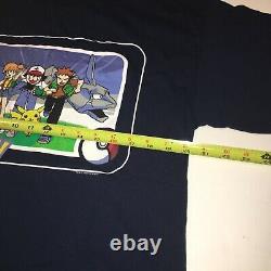 Vintage 1999 Nintendo Pokémon Anime Promo T Shirt Super Rare Large