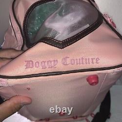 Vintage 2000s Juicy Couture Small To Medium Pet Dog Carrier Bag Super Rare Mint