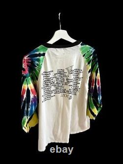 Vintage 2002 Blink 182 Tour 3/4 Sleeve Shirt Medium Tie Dye Sleeves Super Rare