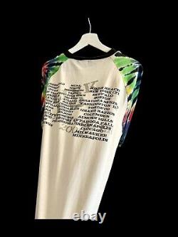 Vintage 2002 Blink 182 Tour 3/4 Sleeve Shirt Medium Tie Dye Sleeves Super Rare