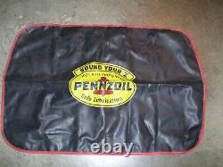 Vintage 50s Pennzoil oil station auto fender part service Ford gm jalopy chevy