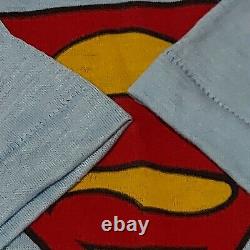 Vintage 60s Superman Single Stitch Tshirt Size XS Super Rare Collectors Item