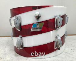 Vintage 70's Ludwig Vistalite Candy Cane Pattern C Super Rare and Excellent