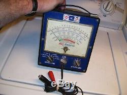 Vintage 70s DELCO Engine tune-up tester meter auto service gm street rat hot rod