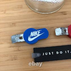 Vintage 70s NIKE Rough Cut Logo Beer Mug & Bottle Openers SUPER RARE