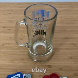 Vintage 70s NIKE Rough Cut Logo Beer Mug & Bottle Openers SUPER RARE