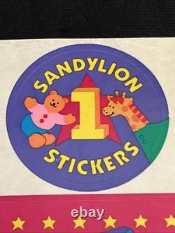 Vintage 80's Sandylion Sticker Club Member Sticker Sheet Super Rare & HTF