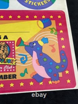 Vintage 80's Sandylion Sticker Club Member Sticker Sheet Super Rare & HTF