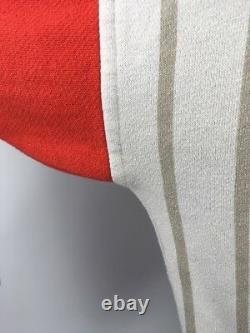 Vintage 80s Adidas International Red White 1948 Crewneck Trefoil Super Rare L