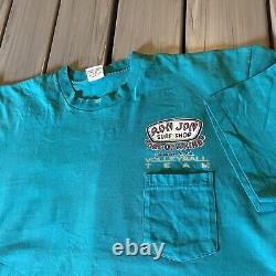 Vintage 80s Ron Jon Surf Shop Pocket Shirt XL Shark SUPER RARE