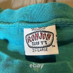 Vintage 80s Ron Jon Surf Shop Pocket Shirt XL Shark SUPER RARE