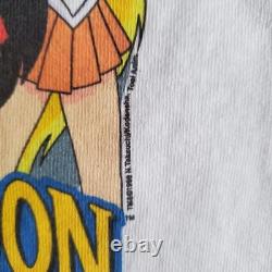 Vintage 90s Sailor Moon Anime T-shirt L Made in USA Super Sports Rare 1998