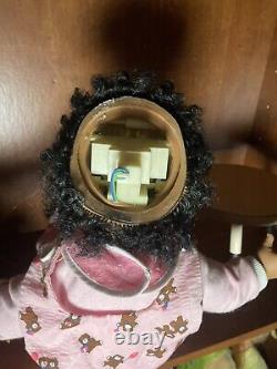 Vintage African-American Working BABY TALK Doll 1985 Galoob With Box Super Rare