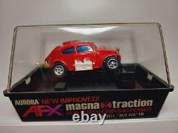 Vintage Aurora Afx Baja Bug Vw Super Rare-magnatraction Slot Car In Case