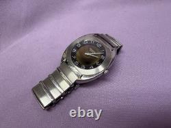 Vintage Authentic Hermes Paris Mens Quartz Watch Super Rare Read Descrip G3D