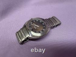 Vintage Authentic Hermes Paris Mens Quartz Watch Super Rare Read Descrip G3D