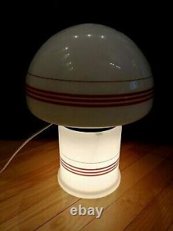 Vintage BIG Soviet Space Age Glass Desk/Floor Lamp Mushroom Two Modes. Super Rare