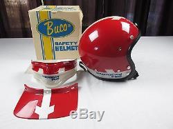 Vintage BUCO AMERICAN PRO Motorcycle Helmet SUPER RARE Prototype Excellent Bell