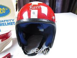 Vintage BUCO AMERICAN PRO Motorcycle Helmet SUPER RARE Prototype Excellent Bell