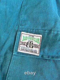 Vintage Bad Boys Lifes A Beach Jacket Mens XL Super Rare Teal Used
