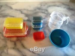Vintage Barbie Banner Toys Teen Doll 11 Pc Pyrex Ware Plastic Dishes SUPER RARE
