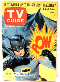 Vintage Batman T V Guide 1966 Original Super Rare High Grade
