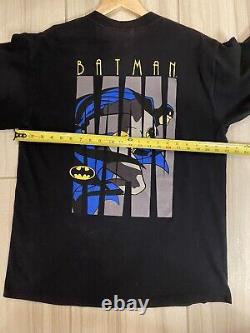 Vintage Batman the Animated Series Grail Spell Out Solo DC Tag XL Super RARE