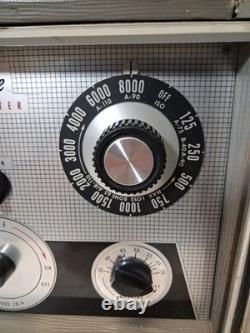 Vintage Beltone Audiometer Model 10A Hearing Test Roll Top SUPER RARE TESTED