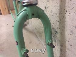 Vintage Bianchi Super Grizzly 22.5 Mountain Road Bike Frame & Fork package RARE