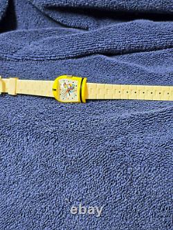 Vintage Bradley SUPER RARE Motorcycle Mickey character watch Serviced RUNNING