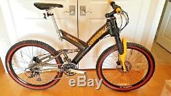 Vintage Brand New Very Rare Cannondale Super V Raven 2000FR Mountain Bike