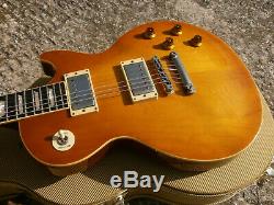 Vintage Burny LP Standard Super Grade 80s Honey Burst Rare MIJ Electric Guitar