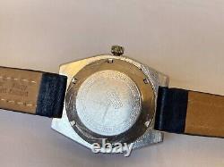 Vintage Camy Watch Jump Hour Automatic Blue Super Rare Working Tenor Dorly 1970s