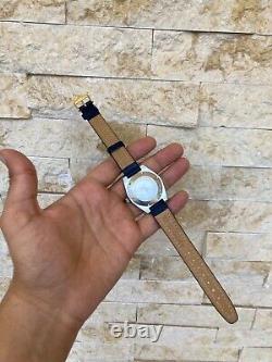 Vintage Camy Watch Jump Hour Automatic Blue Super Rare Working Tenor Dorly 1970s