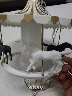Vintage Carousel Chandelier Super Rare. Only One On Ebay