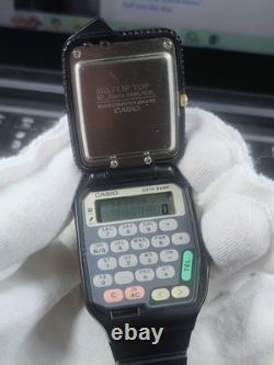 Vintage Casio FTP-30 FLIP-TOP Databank Calculator Watch (1990s) SUPER RARE