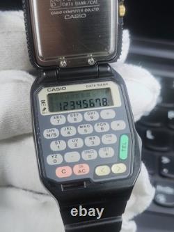 Vintage Casio FTP-30 FLIP-TOP Databank Calculator Watch (1990s) SUPER RARE