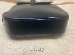 Vintage DEMalorySuper RARE Vintage 1960s dark Navy Blue Handbag leather MCM