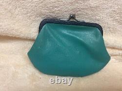 Vintage DEMalorySuper RARE Vintage 1960s dark Navy Blue Handbag leather MCM