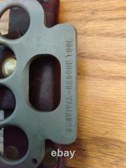Vintage Dale Rogers Rescue Survival Knife Safety Tool Belt Cutter Super Rare