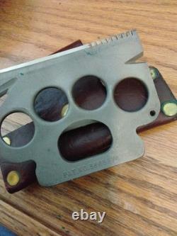 Vintage Dale Rogers Rescue Survival Knife Safety Tool Belt Cutter Super Rare